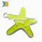 custom logos on cheap price star shape zinc alloy metal charm pendant with love logos on it