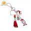 Cheap Christmas Decoration Metal Key Ring