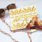 Gold foil temporary tattoo body tattoo sticker