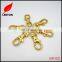 Factory supply small gold metal snap hook for bag