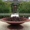 Corten steel supplier steel fire bowl 38 inch for sale