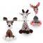 Pet plush corn stuffed squeaky donkey toy bite-resistant for dog molar chewing