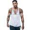 100%cotton Bodybuilding Vest Fitness Loose Sportswear Summer Training Mens Tank Tops