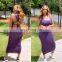 2020 Ladies Solid Sleeveless Summer Dresses Women Fashion Backless Bodycon Casual Dresses Women Casual Summer Dresses