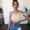 LAITE T2021 100% cotton women backless sling crop tops ladies solid color sexy crop tank tops women tank tops