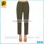 Lady Custom New Fashion Casual Wool-crepe Drawstring Waist Trousers