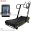a China non-motorized self-powered commercial use air runner body strong home fitness woodway curved  treadmill in gym equipment