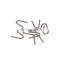 U Type Nails with Brad Ring Iso Approved U-type Nail Steel