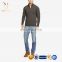 Men Mock Neck 1/2 Zip Front Cashmere Cardigan