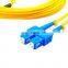 ftth SC UPC to LC UPC Duplex Single mode G652D 2.0mm cordon de raccordement en fibre Optical Fiber Jumper sc-lc fiber patch cord