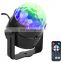 LED remote control mini magic ball  stage light KTV stage light Party lights