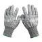 PU Coating Palm Glass Fiber Resistant HPPE Cut Resistant Gloves