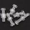 M2 M2.5 M3 M4 M5 acrylic cross round head nylon screws phillip nylon transparent plastic screw DIN7985