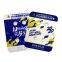 Custom logo printed 4 holes shoe tag for marathon race chip timing