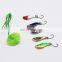 Fast delivery 28mm 2.5g 3D eyes with single hook metal VIB Artificial Bait fishing lure