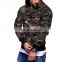 Camouflage Print Men Camo Hoodies Full Sleeve Hip-Hop Pullovers Hooded Sweatshirt