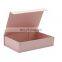 Customized private label pink magnetic closure press on nails packaging box