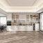Top quality white shaker kitchen cabinet PVC kitchen cabinet