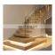 Wood Steps Glass Railing System Stairs Floating Staircase