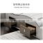 Stylish modern leather bedding set designs massage bed wood beds furniture with audio