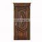 Hot sale teak solid core wood carving door antique natural old entry wooden doors
