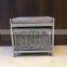Grey Stool Wicker Basket Drawer Storage Footstool Shabby Chic Bedroom Hallway