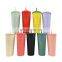 Studded Matte Plastic Water Cup Double Wall Tumbler Studded Tumbler Cups With Lid Straw