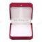 Hot custom color logo pu leather jewelry LED Light pendant box