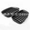 Front bumper grille For BMW GT F07 Auto Parts Matt black single slat line grill For BMW 5 Series F07 Replacement grill