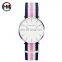 Hannah Martin CB36 Latest design quartz wrist watches for ladies nylon simple dial fashion sport watches for women
