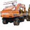 Used Hitachi EX100WD wheel excavator