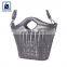 Best Quality Luxury Design Two Straps Silver Antique Fittings Custom Brand Genuine Leather Handbag at Bulk Price