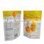 Food Grade Packaging Reusable Plastic  zip-top Aluminum Foil stand up pouch for food