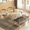 Luxury Solid wood dining table modern tables rectangular dining tables wooden stable design