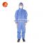 Protective PP/SMS/Microporous Disposable Coverall with Hood