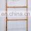 Hot Natural Rattan Blanket Towel ladder / Quilt Ladder Rack Decorative Quilt Display Ladder 4 Tier Multifunction