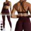 Wholesale Seamless Sports Suit Quick Dry Outdoor Running 2 Piece Suit Sport Bra Leggings Seamless Gym Fitness Yoga Set For Women