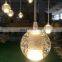 Modern Luxury Staircase Custom Hotel Lobby Hanging Pendant Lamp Long Led Bubble Crystal Ball Chandelier