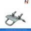 c-section steel press plate, u-shaped toothed press plate beam clamp, steel structure toothed beam clamp, 0203