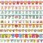 Hot Sale Happy Birthday Letter Banner With Multi-Language, and different designs