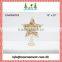 Christmas tree topper of gold star christmas decoration