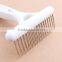 Pets Double Row Comb Steel Pins Cat Grooming Rake Dog Brush