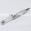 Promotional metal usb pen with logo printing crystal usb pen drive