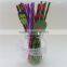 Paper Drinking Straws With Inset Card For Parties