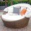Rattan Round Outdoor Daybed with Canopy