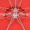 Gaint double layer red sunshade patio umbrellas 3m