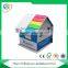 Customized self-adhensive house shaped sticky note pad