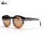 WHIM Vintage Round Frame Women Polarized Acetate Sunglasses