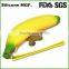 Shinerin Cute Silicone Banana Shape Pencil Case bag Coin Key Pouch