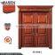 New arrival mahogany interior solid wood double doors